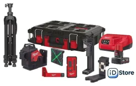 Лазерный нивелир Milwaukee M12 3PLKIT-401P 4933478960 (с 1-им АКБ, кейс)