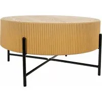 Журнальный столик Signal Tuca (дуб/черный)