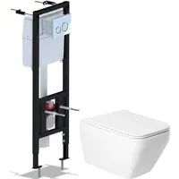 Унитаз подвесной Saniteco KW-9010W Ани Пласт WCP4131