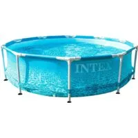 Каркасный бассейн Intex Metal Frame Beachside 28208 (305х76)
