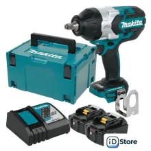 Гайковерт Makita DTW1002RTJ (с 2-мя АКБ, кейс)