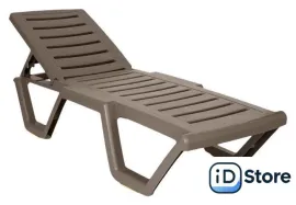 Кемпинговая мебель Элластик-Пласт Атлант 184x62x33 (мокко)