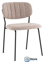 Стул Stool Group Кэрол без подлокотников FDC9003 DC2635-4A grey (букле серый/черные ножки)
