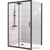 Душевой уголок BelBagno UNO-195-AH-1-120/80-C-NERO