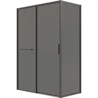 Душевой уголок Grossman Style 100x90x195 120.K33.05.1190.21.10 (черный матовый/тонированное стекло)