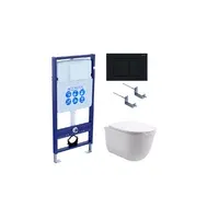 Унитаз подвесной с инсталляцией Aquatek Классик INS-0000012 KKI-0000002 KDI-0000012 AQ1111-00