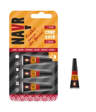 Супер клей "NAVR 3 в 1" 3 гр