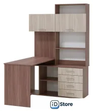 Стол Памир ПКС-11 левый (ясень шимо темный/ясень шимо светлый)