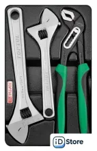 Набор пассатижей Toptul GZA-0304 (3 предмета)