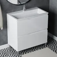 Мебель для ванных комнат Vela Тумба под умывальник Vela Вектор 70Н под Absolute TU27166