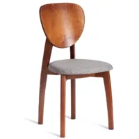 Стул TetChair Diamante мягкое сиденье (коричневый/серый)