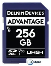 Карта памяти Delkin Devices SDXC Advantage UHS-I 256GB