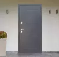 Входная дверь Гарда Муар 10мм Белый ясень