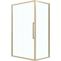 Душевой уголок Grossman Cosmo 120x80x195 120.K33.02.1280.32.00 (золото сатин/прозрачное стекло)