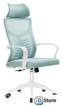 Офисное кресло Woodville Montana (голубой/белый)