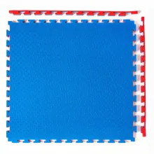 Будо-мат, 100 x 100 см, 20 мм (сине-красный)