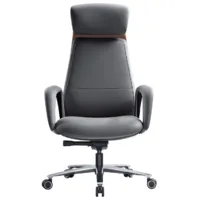 Кресло офисное Hawasan Premium EX-820 / 533238 (графит/коричневый)