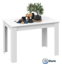 Кухонный стол Трия Промо тип 2 (белый/белый)