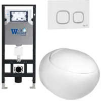 Унитаз подвесной с инсталляцией WeltWasser Amberg 506 Jeckenbach 004 GL-WT Amberg RD-WT