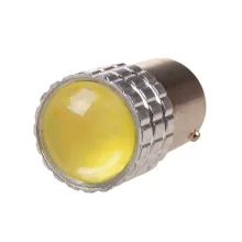 Автолампа диод S25 (P21W) 12V 1 COB BA15s 1-конт Белая SKYWAY комп.2 шт противотуманки/поворот/задн
