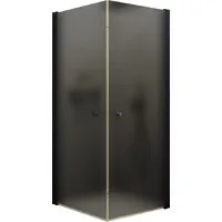 Душевой уголок MaybahGlass MGY-1295-5 (графитовое матовое стекло/хром матовый)
