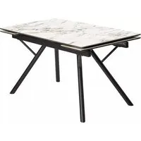 Кухонный стол M-City Либерти 180 480M05863 (Cold Jade, керамика/черный каркас)