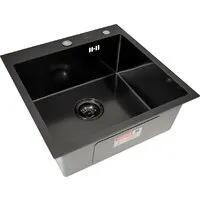 Кухонная мойка ARFEKA Eco AR 500500 Black PVD Nano Decor Millet Grains