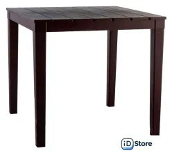 Стол Элластик-Пласт Прованс Квадратный 80x80x70 (шоколадный)