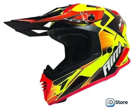 Мотошлем AIM RH855 Fiber Glass Swift RH855S-BYB-XXL (XXL, желтый/черный)