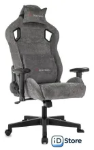 Игровое (геймерское) кресло Zombie Ghost Fabric (серый Light-19)