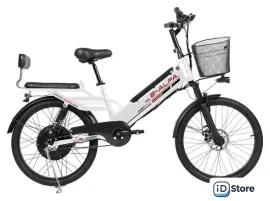 Электровелосипед SameBike Е-Alfa New SB-E-ALFA350-36/10 (белый)