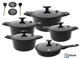 Набор кастрюль FeisiLang FL-S014KK (черный)