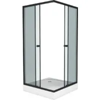 Душевой уголок Niagara NG-009-14QT 90x90x195 (тонированное стекло)