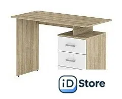 Стол Славянская столица Д-СП1 (дуб сонома/белый)