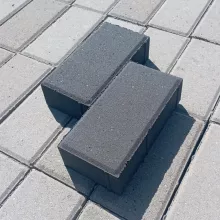 Плитка тротуарная "Кирпичик" (черная)