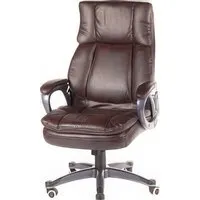 Офисное кресло Norden Medison H-1182-322 (серый/экокожа темно-коричневый)