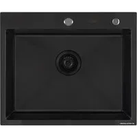 Кухонная мойка ARFEKA Eco AR 600500 Black PVD Nano Decor