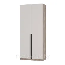 Шкаф двухстворчатый Урбан ШК-03 - Дуб Смоки / Кашемир (1м.)