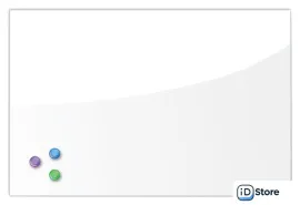 Магнитно-маркерная доска BRAUBERG стеклянная 40x60 см (белый)