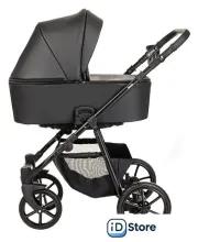 Универсальная коляска Pituso Tossa 2 в 1 (кожа, black)