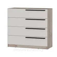 Комод Урбан КМ-02 - Дуб Смоки / Кашемир (0,9м)