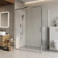 Душевой уголок BelBagno LUCE-AH-1-150/100-C-Cr