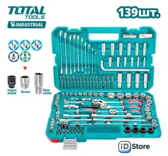 Универсальный набор инструментов Total THKTHP21396 (139 предметов)