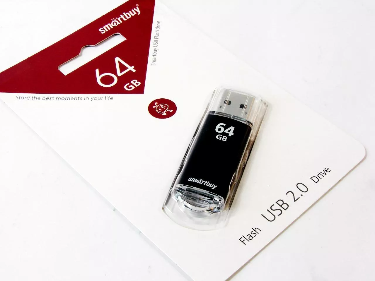 64GB V-Cut Black USB флеш SMARTBUY