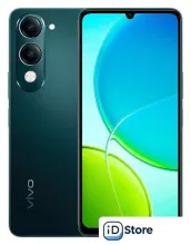 Телефон Vivo Y04 4GB/128GB международная версия (малахитовый черный)