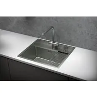 Кухонная мойка Granula Kitchen Space 6051 (сталь матовая)