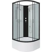 Душевая кабина Niagara Classic NG-6709-14BK 100x100x200 (прозрачное стекло/черный)