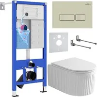 Унитаз подвесной Roxen StounFix Dual Fresh 968222