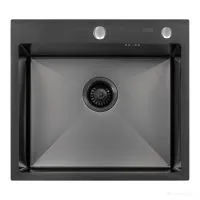 Кухонная мойка ARFEKA ECO AR 550500 BLACK PVD NANO DECOR