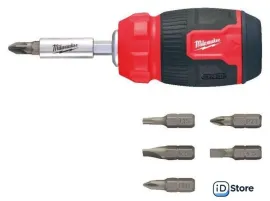 Набор отвертка с битами Milwaukee 4932492807 (8 предметов)